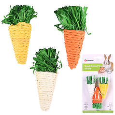 Іграшка для гризунів Flamingo Small Carrots морква 3,5 х 3,5 х 9 см