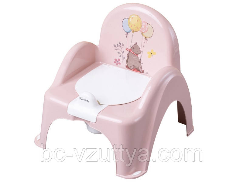 Горщик-стілець дитячий FOREST FAIRYTALE light pink, фото 1