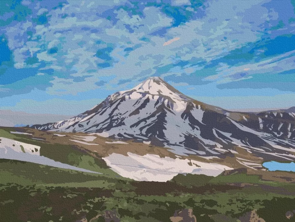 Картина за номерами. Art Craft "Вулкан Лінканкабур. Чилі" 40 * 50 см 10529-AC