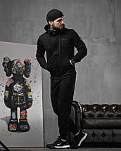 Спортивний костюм Stone total black 4 ДЛ6276, фото 4