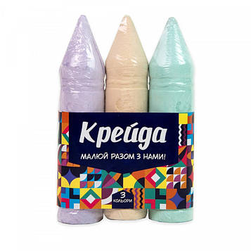 Крейда "Олівець" 50123, 3 штуки
