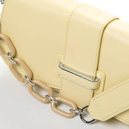 PODIUM Сумка Жіноча Класична віск-шкіра FASHION 22 2811 yellow, фото 2