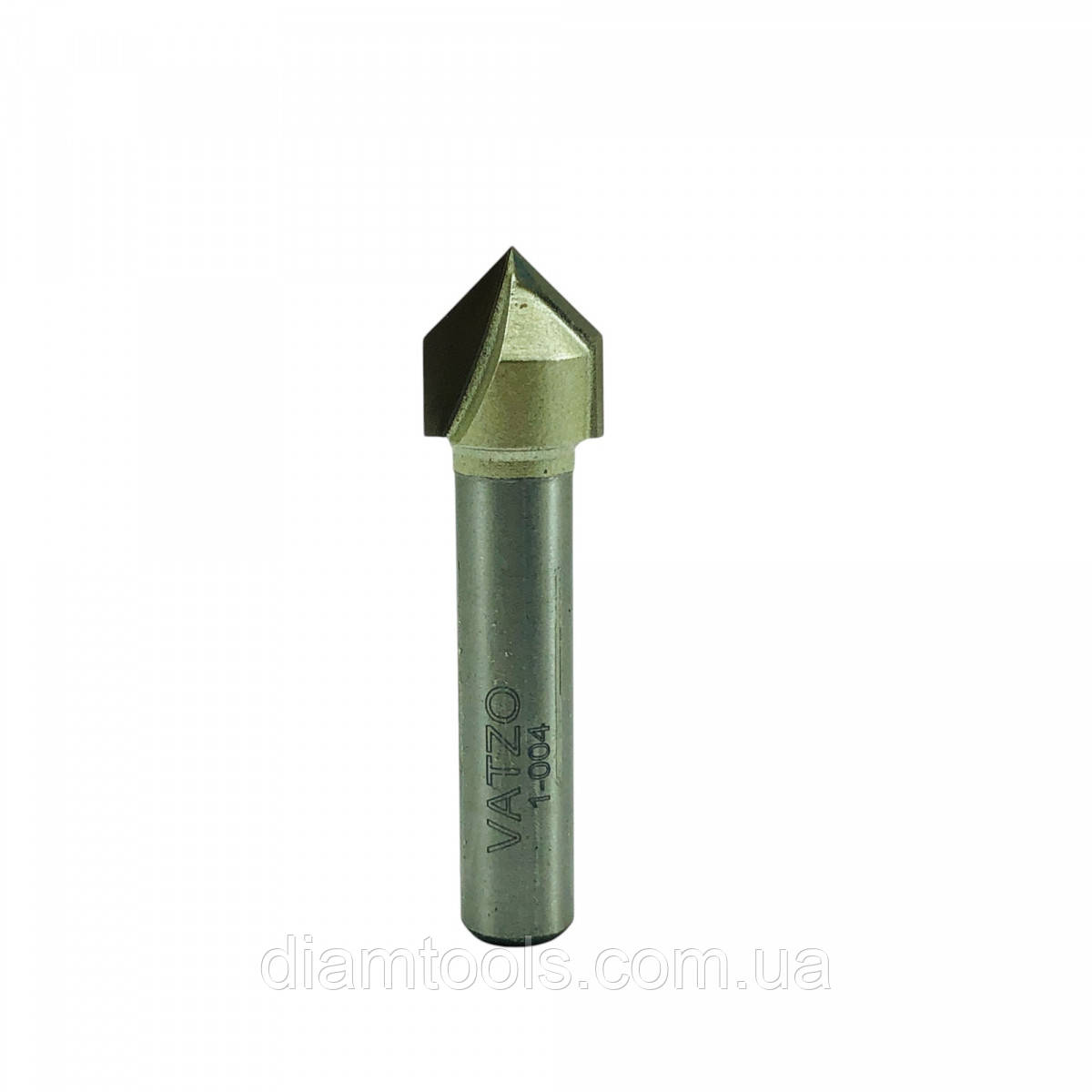 Фреза пазова V-подібна VATZO 1004 D12 d8 L46.7 h12 O90
