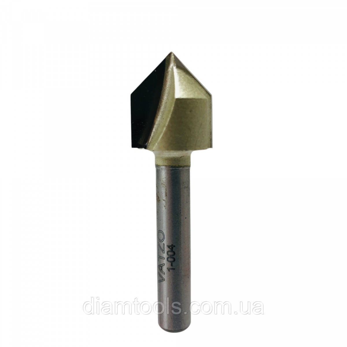 Фреза пазова V-подібна VATZO 1004 D14 d6 L49 h15.9 O90