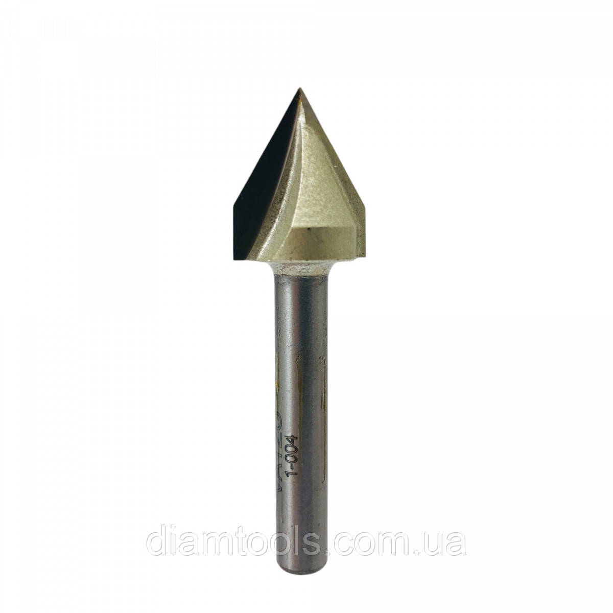 Фреза пазова V-подібна VATZO 1004 D15 d6 L53.5 h13 O60