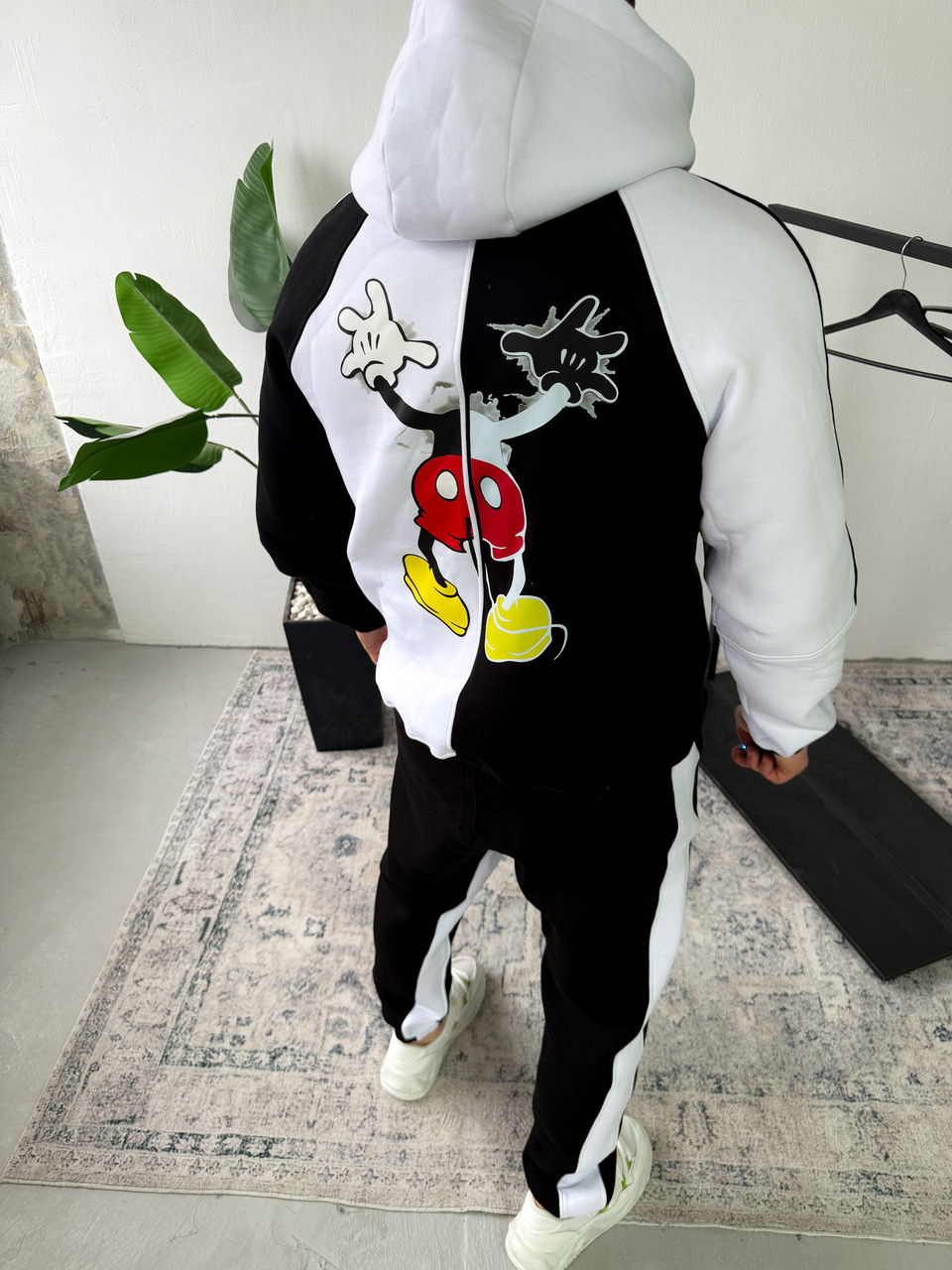 Спортивний костюм утеплений дтф з принтом Туреччина