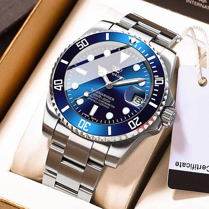 Hemsut Чоловічий годинник Hemsut Zurich Blue, фото 1