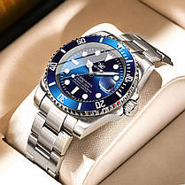 Hemsut Чоловічий годинник Hemsut Zurich Blue, фото 2