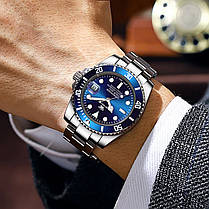 Hemsut Чоловічий годинник Hemsut Zurich Blue, фото 3