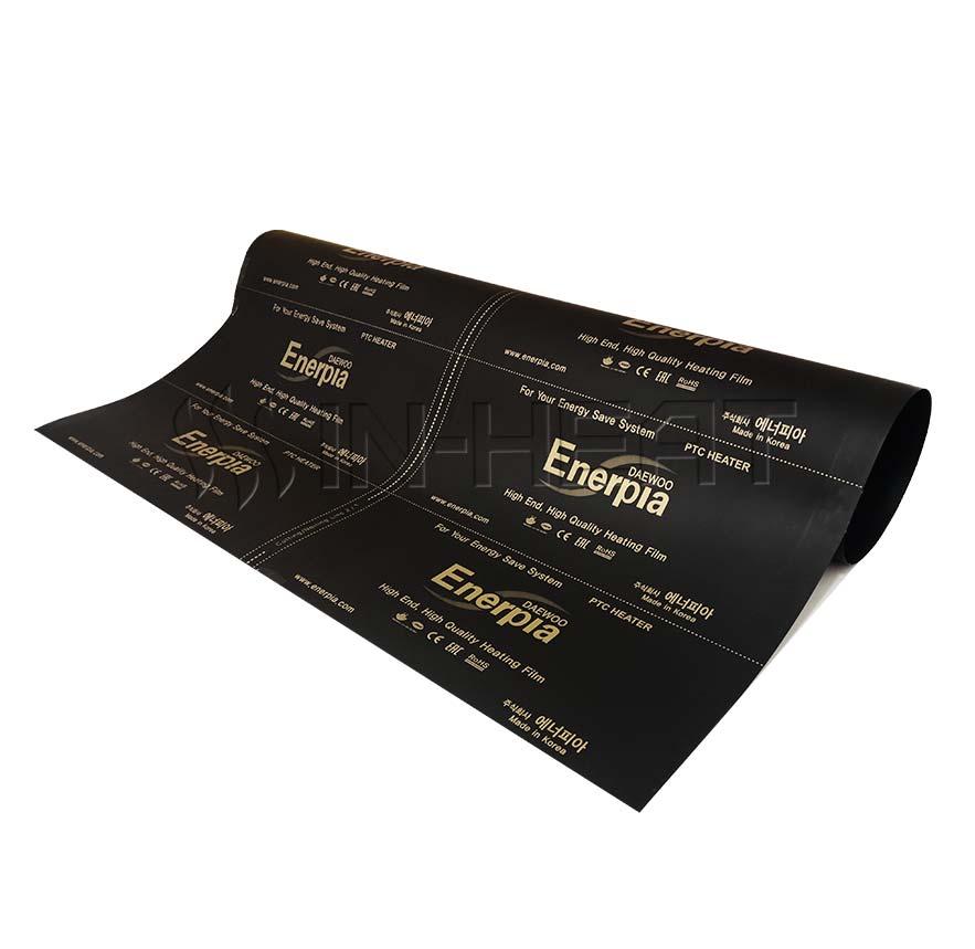 Нагрівальна саморегульована плівка Enerpia Black Premium 410-220 PTC / 220 Вт / 100 см, фото 1