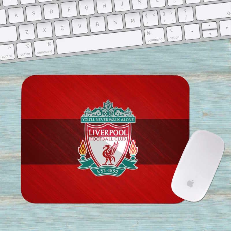 Килимок для миші ФК Ліверпуль FC Liverpool маленький 002 (180х220х3мм), фото 1