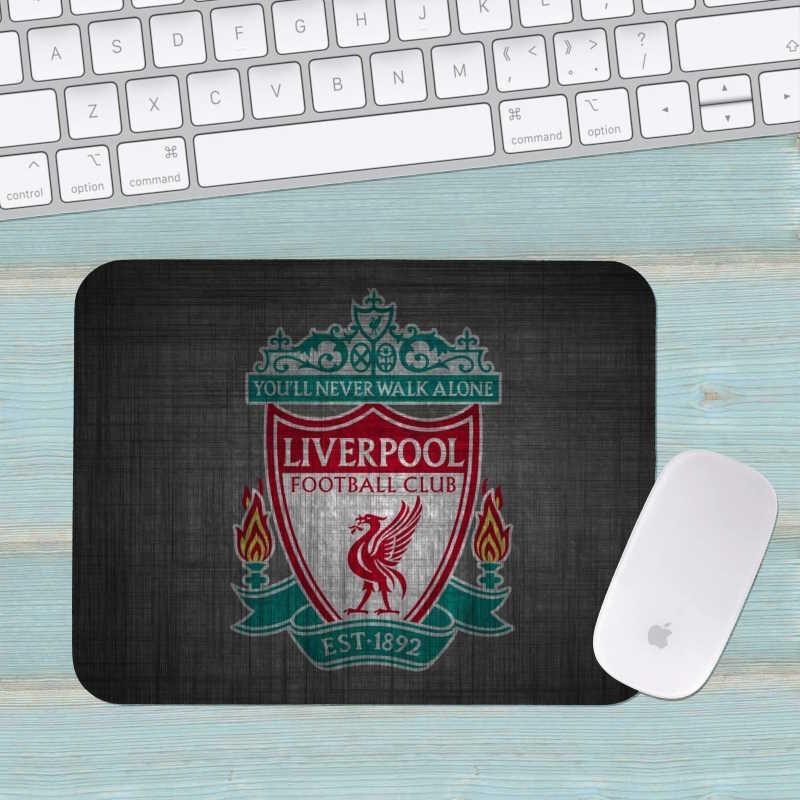 Килимок для миші ФК Ліверпуль FC Liverpool маленький 004 (180х220х3мм), фото 1