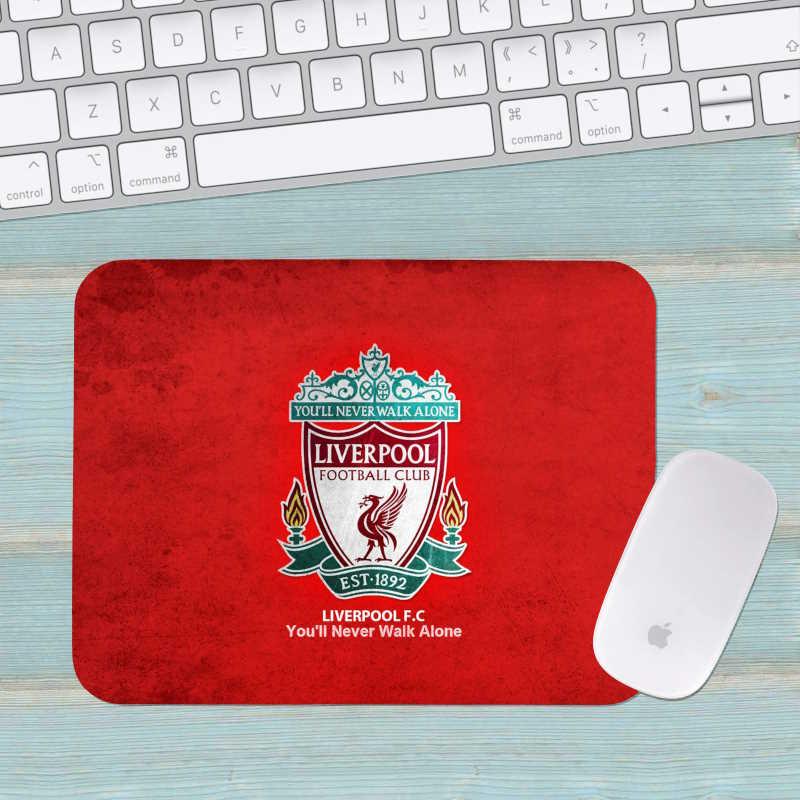Килимок для миші ФК Ліверпуль FC Liverpool маленький 0012 (180х220х3мм), фото 1
