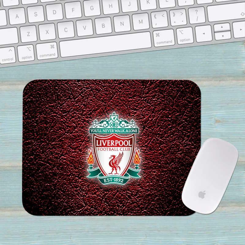 Килимок для миші ФК Ліверпуль FC Liverpool маленький 0014 (180х220х3мм), фото 1