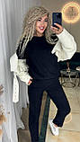 Жіночий вельветовий костюм кофта і штани, фото 8