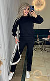 Жіночий вельветовий костюм кофта і штани, фото 9