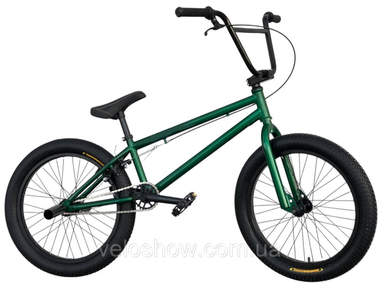 Стрибковий 20 BMX Titan Flatland трюковий велосипед (розворот керма 360) хакі матовий