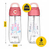 Пляшка для води дитяча 4FIZJO 550 мл Mix (P-5905973403726), фото 8