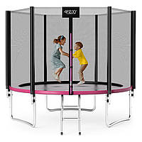 Батут із зовнішньою сіткою 4FIZJO Classic 10FT 312 см Black/Pink (P-5907739314567)