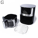 Багатофункціональна аерофритюрниця, 8 л, 3500 Вт, безмасляна, ручне керування, фото 2