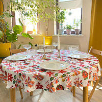 Скатертина кругла, 140 см