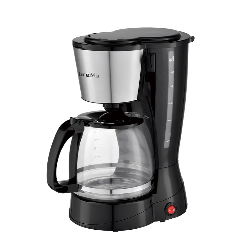 Крапельна кофеварка LumaBella LB-54001, 800 Вт, 12 чашок, знімний фільтр, функція підігріву, захист від перегріву, фото 1