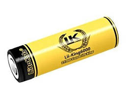 Акумулятор Li-Ion 21700 6000mAh 3.7V, LiitoKala KING6000, з плоским плюсом