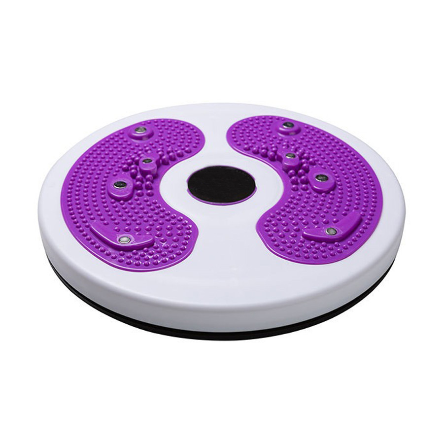 Диск масажний для схуднення "Здоров`я" FitGo NE-F-145 біло-фіолетовий, фото 1