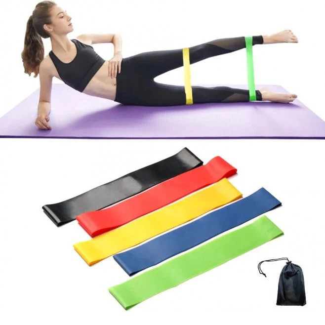 Набір еспандерів міні-стрічок Fit Loops Set 5 шт NE-ESP-5, фото 1