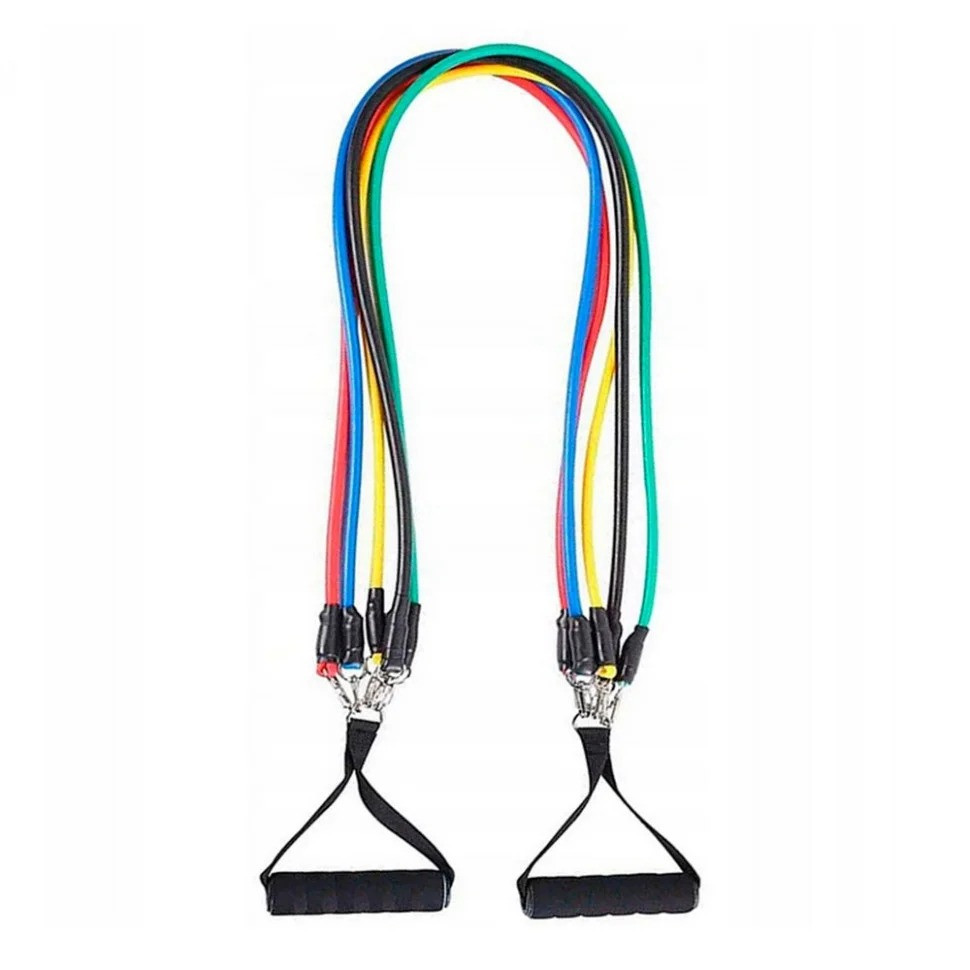 Набір еспандерів трубчастих силових Power Strength Tube NE-PW-4, 5 шт, фото 1