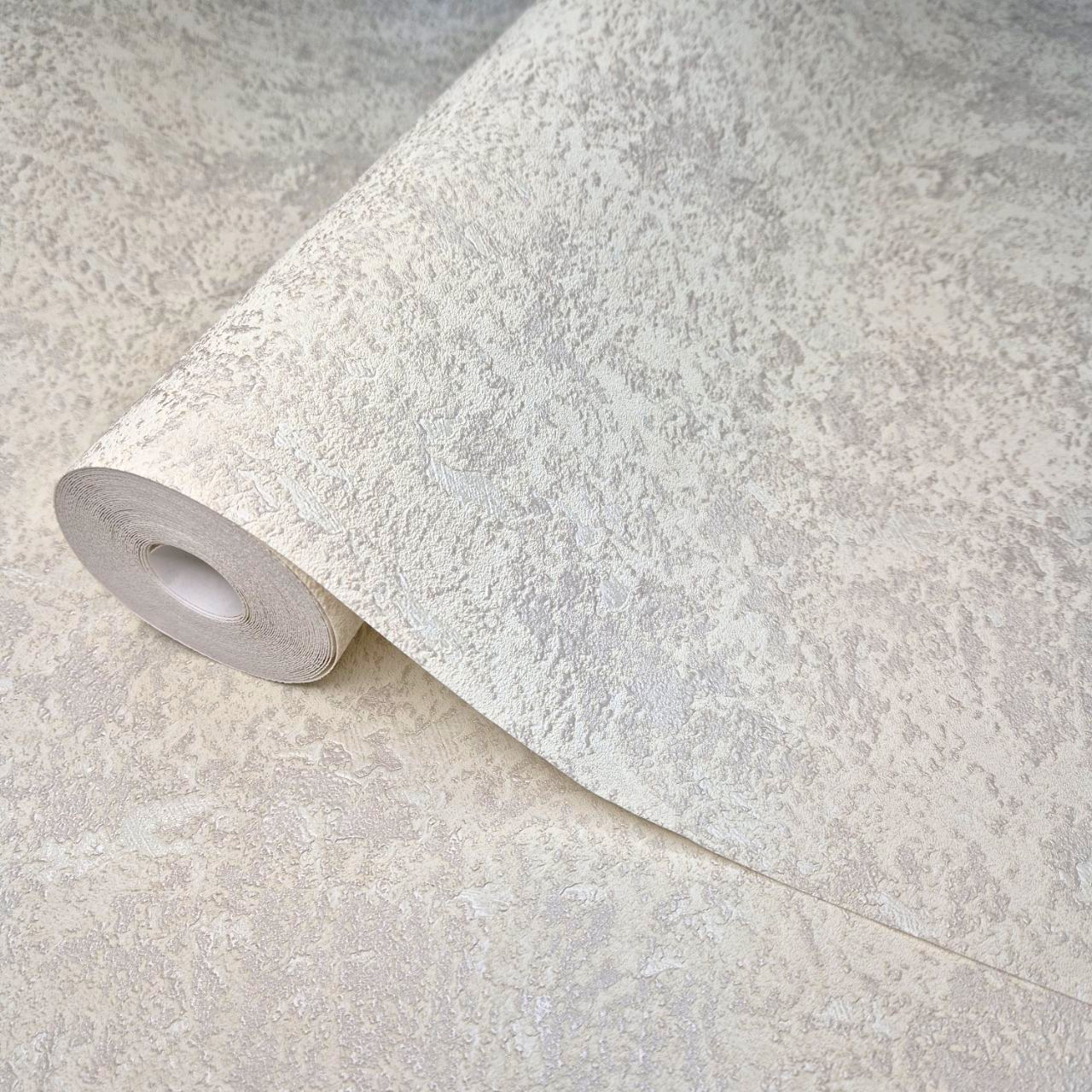 Вінілові шпалери 10.05 × 1.06 м Marburg 1031408, бежеві однотонні для спальні, вітальні, коридору, кухні, фото 1