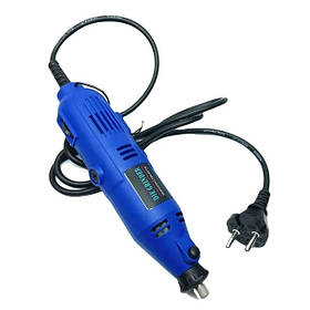 Гравер ручний Die Grinder з насадками та гнучким валом 220V 130W Blue (3_06154)