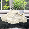 Кросівки жіночі Swin Shoes білі з сірим на об'ємній підошві демісезонні 4454, фото 8