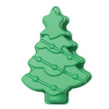 Форма силіконова для випічки та желе Ялинка 30х21.5*4см MH-5248