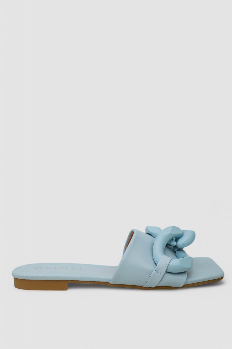 Шльопанці жіночі, колір блакитний, 248RL165, фото 1