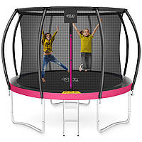 Батут із внутрішньою сіткою 4FIZJO PRO 10FT 312 см Black/Pink (P-5907739314604)