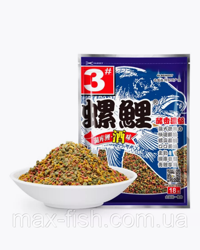 Тісто Старий Привид "Молюски для карпів №3" 340 г прикормка Херабуна, фото 1