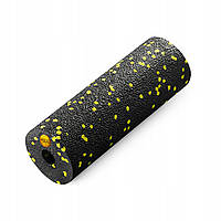 Масажний ролик 4FIZJO Mini Foam Roller 15 x 5.3 см (валик, ролер) Black/Yellow (P-5907222931790)