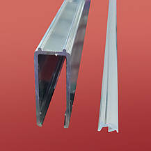 Душова перегородка Koer SR SP03-30x200-TR-01 Walk-In (рух.част) прозоре скло Easy Clean 8мм, хром (KR5399), фото 6