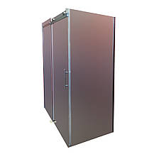 Бічна стінка до кабіни Koer SR SW01-90x200-TR-07 прозоре скло Easy Clean 8мм, графіт (KR5382), фото 5