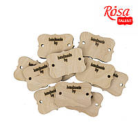 Міні-заготовка Тег Handmade by фанера 5х3,5см 10шт ROSA TALENT