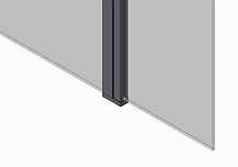 Душова перегородка Koer SR SP03-30x200-TR-01 Walk-In (рух.част) прозоре скло Easy Clean 8мм, хром (KR5399), фото 4