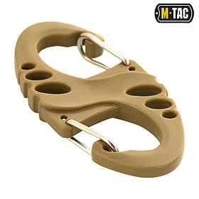 Карабін M-Tac S-Hook plastic Coyote