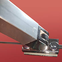 Бічна стінка до кабіни Koer SR SW04-80x200-TR-01 прозоре скло Easy Clean 10мм, хром (KR5389), фото 5