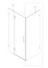 Бічна стінка до кабіни Koer SR SW04-90x200-TR-07 прозоре скло Easy Clean 10мм, графіт (KR5391), фото 11