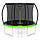 Батут із внутрішньою сіткою 4FIZJO PRO 8FT 252 см Black/Green (P-5907739314161), фото 10