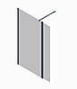 Душова перегородка Koer SR SP03-30x200-TR-01 Walk-In (рух.част) прозоре скло Easy Clean 8мм, хром (KR5399), фото 11