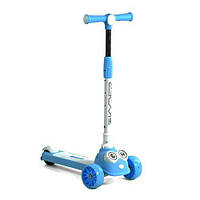 Самокат триколісний "Skyper" (колеса PU 125х40 мм зі світлом, українське озвучування та підсвічування