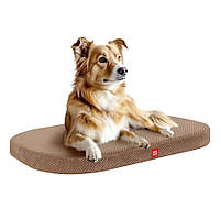 Лежанка для собак WAUDOG Relax, Доріс велюр, зі знімним чохлом, L, Ш 100 см, Д 70 см, бежевий