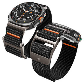 Нейлоновий ремінець Spigen для Samsung Galaxy Watch Ultra (47mm) - DuraPro Flex, Black (AMP08773)